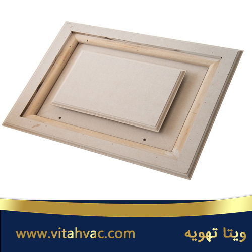 دریچه بازدید فن کویل چوبی