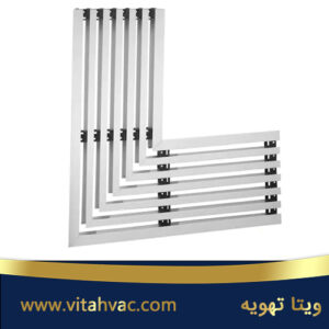 دریچه خطی زاویه دار