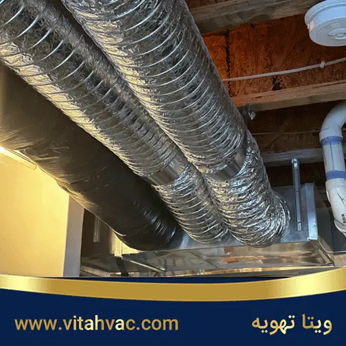 طریقه نصب کانال فلکسیبل داکت اسپلیت