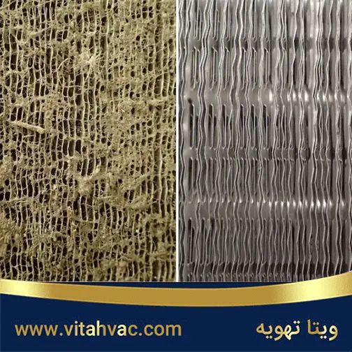 شستن دریچه زیر فن کویل